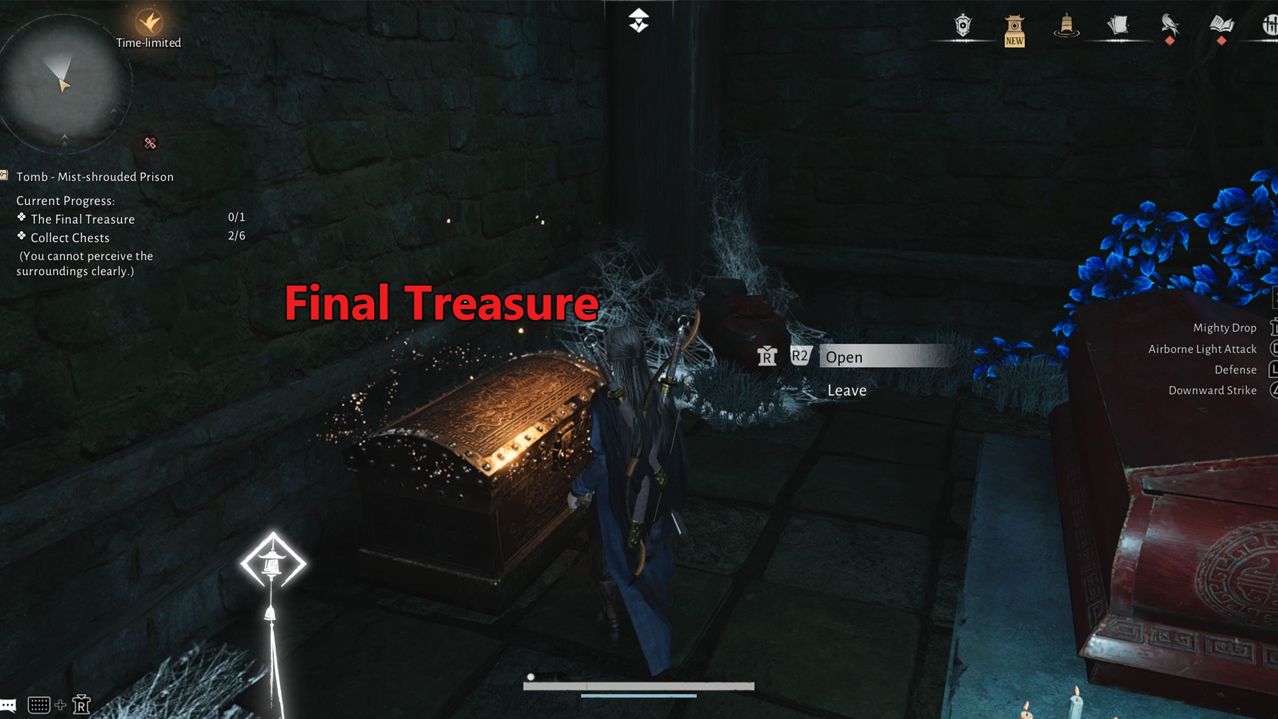 Final treasure wide angle view