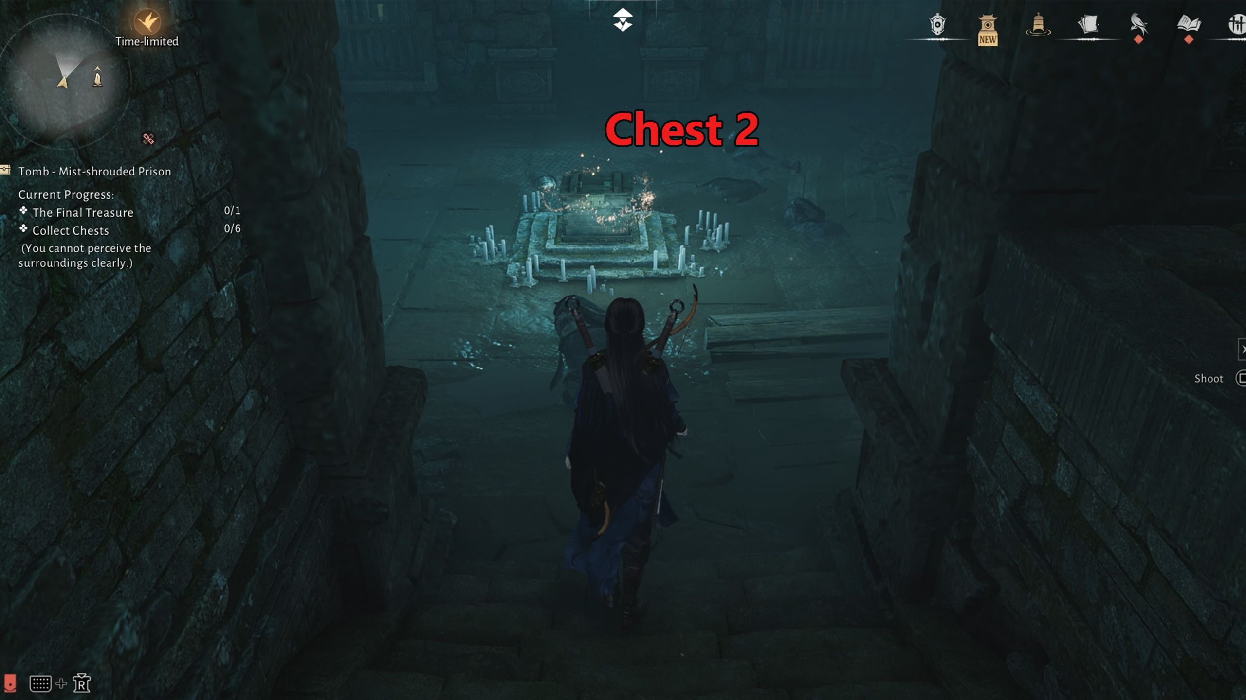 Mist-Shrouded Prison chest 2 location