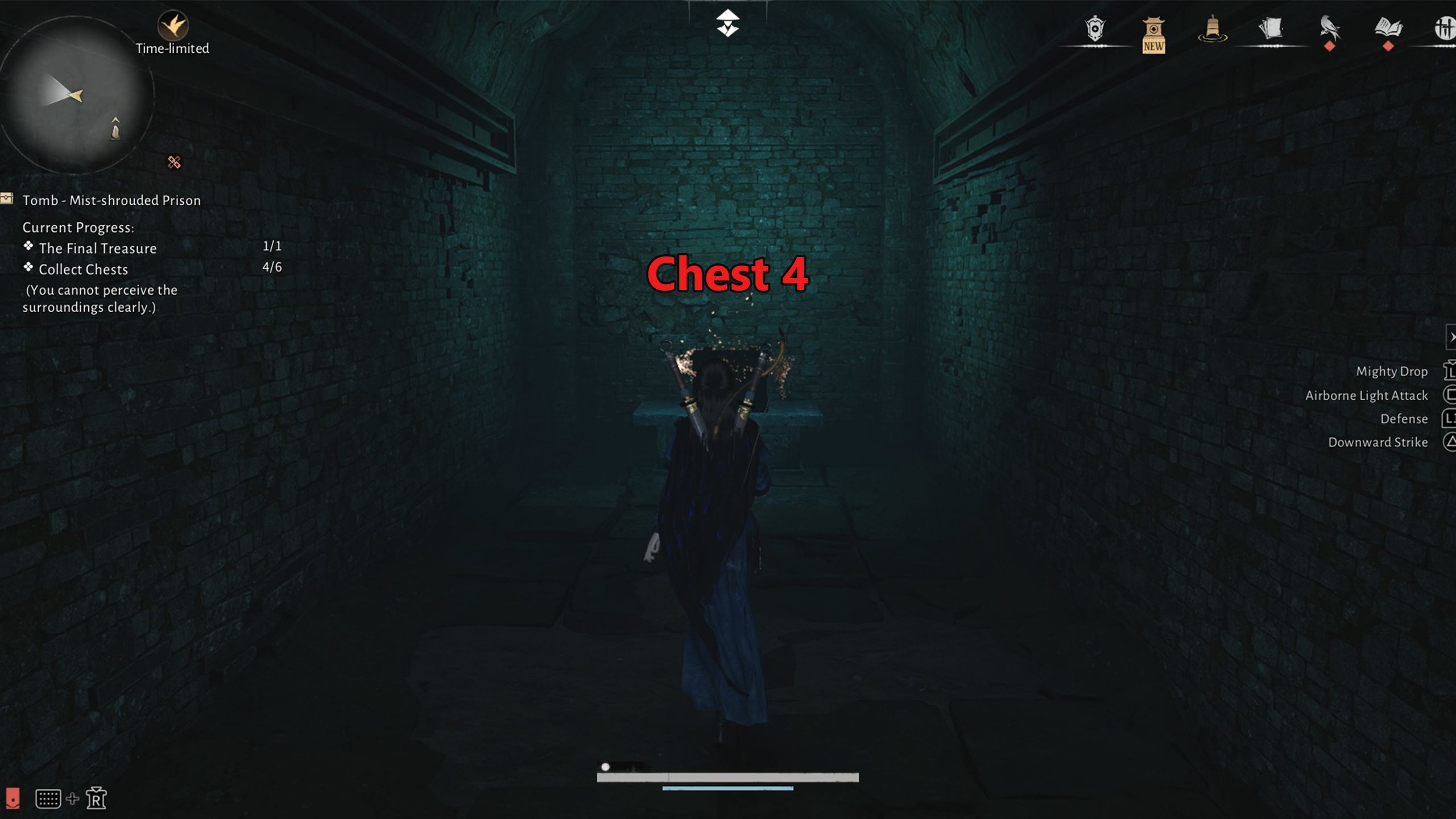 Mist-Shrouded Prison chest 4 location