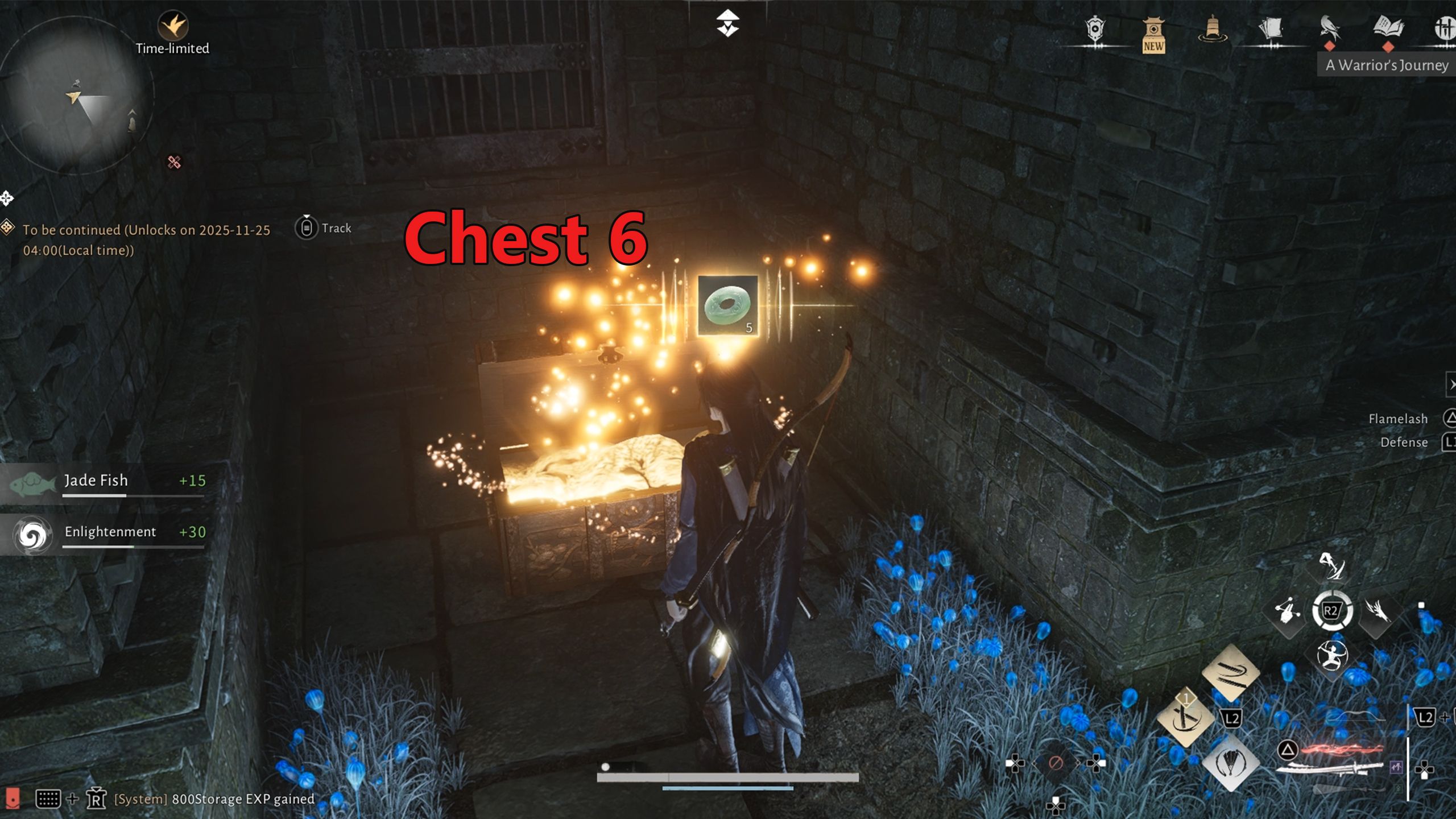 Mist-Shrouded Prison chest 6 location