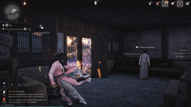 Embroidered Rat NPC portrait in Where Winds Meet