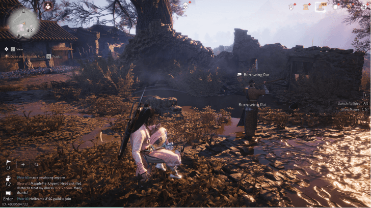 Burrowing Rat NPC-Porträt (Where Winds Meet)