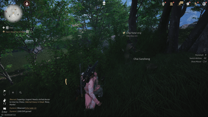 Chai Sansheng NPC portrait in Where Winds Meet