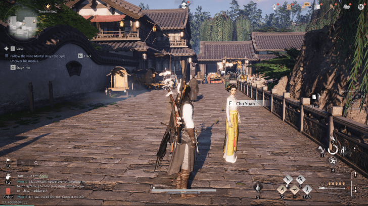 Chu Yuan NPC-Porträt (Where Winds Meet)