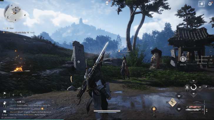 Fu Lubao NPC-Porträt (Where Winds Meet)