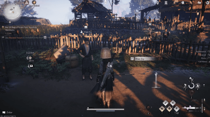 Hao Jiu NPC portrait in Where Winds Meet