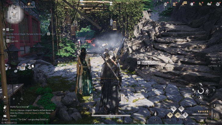 Jiang Li NPC-Porträt (Where Winds Meet)