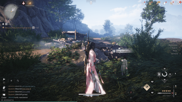 Lan Huahua NPC portrait in Where Winds Meet