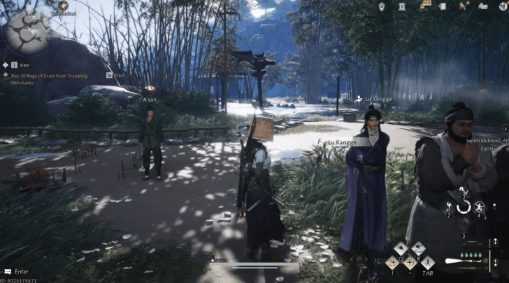 Lu Kangge NPC portrait in Where Winds Meet