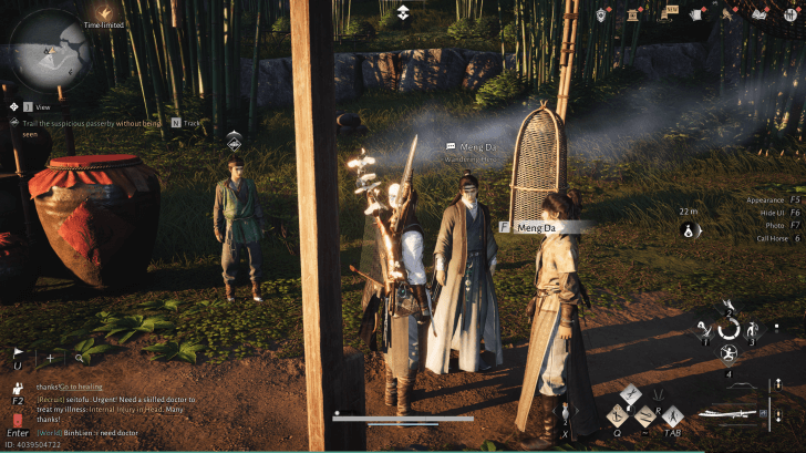 Meng Da NPC portrait in Where Winds Meet