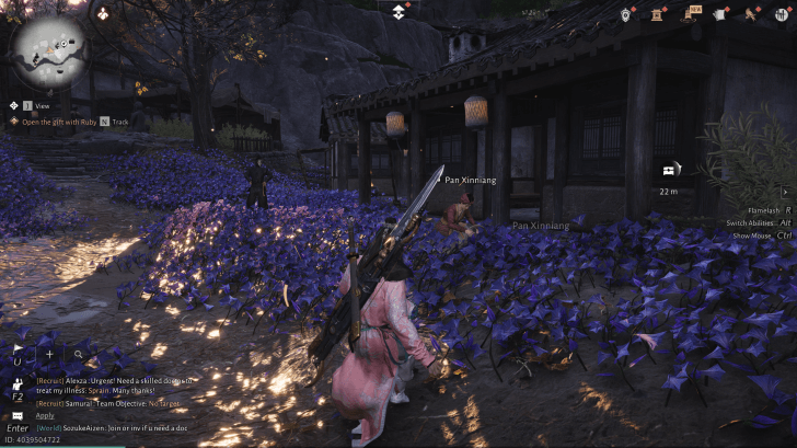 Pan Xinniang NPC portrait in Where Winds Meet