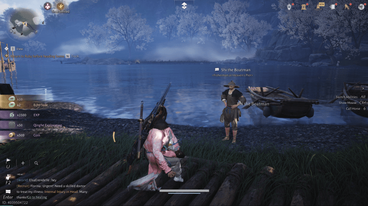 Shi the Boatman NPC portrait in Where Winds Meet