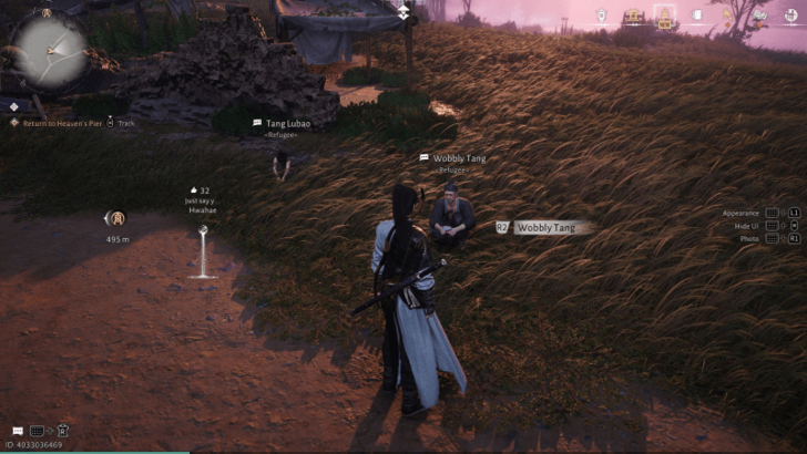 Tang Lubao NPC-Porträt (Where Winds Meet)