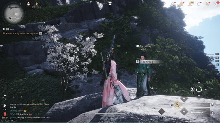 Tao Wang NPC portrait in Where Winds Meet