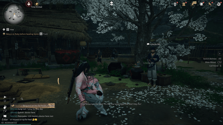 Uncle Mi NPC portrait in Where Winds Meet