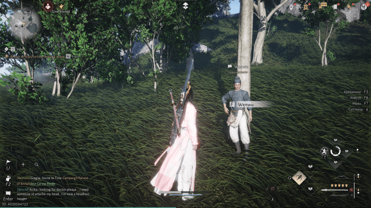 Wenwu NPC portrait in Where Winds Meet