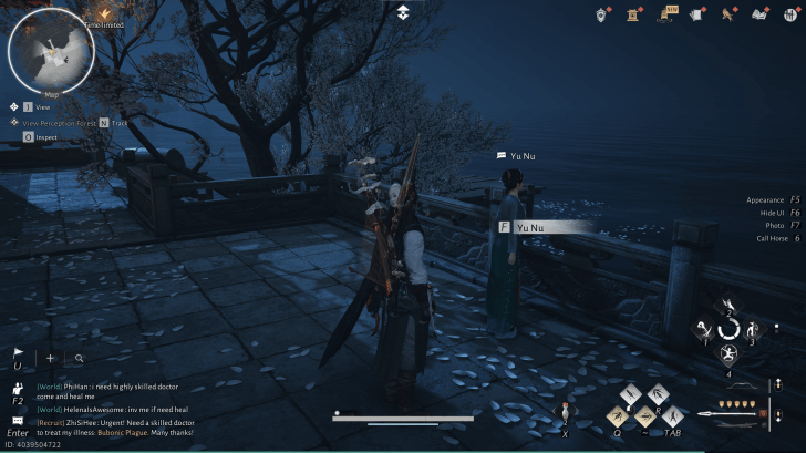 Yu Nu NPC portrait in Where Winds Meet