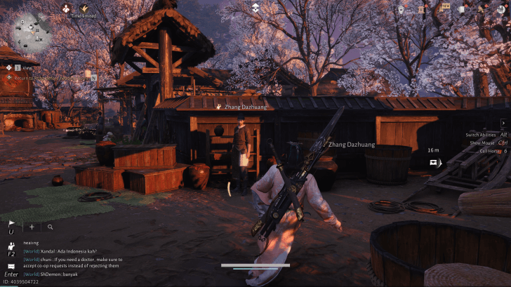 Zhang Dazhuang NPC portrait in Where Winds Meet