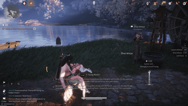 Zhao Weiye NPC portrait in Where Winds Meet