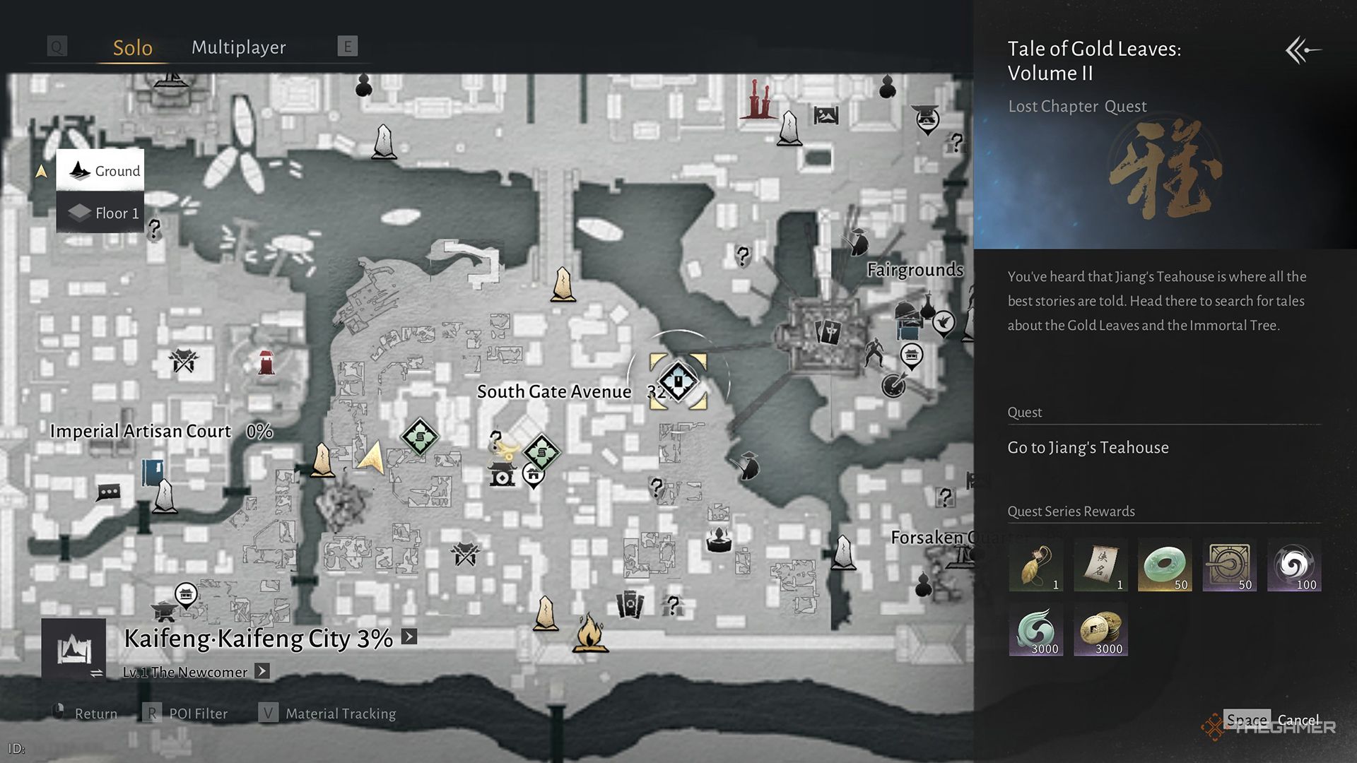 Tale of Gold Leaves Volume 2 start