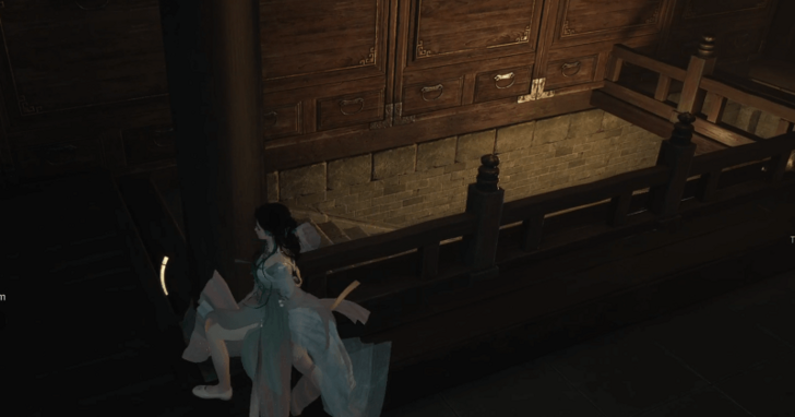 Where Winds Meet - An Unholy Prophecy Stairs before the left wing