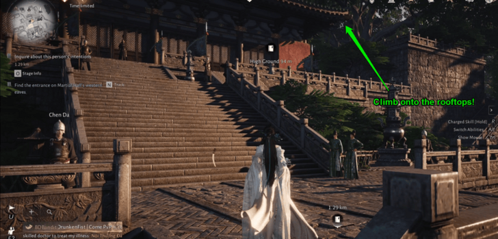 Where Winds Meet - Climb the Rooftop