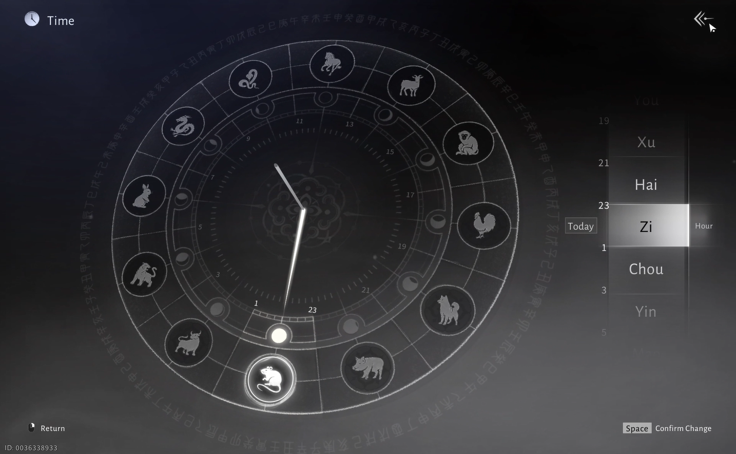 Setting time to Zi hour for the quest