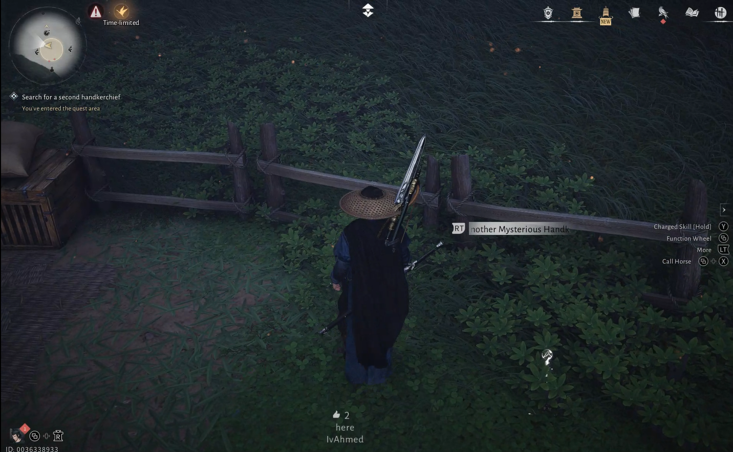 Second handkerchief clue from the monk