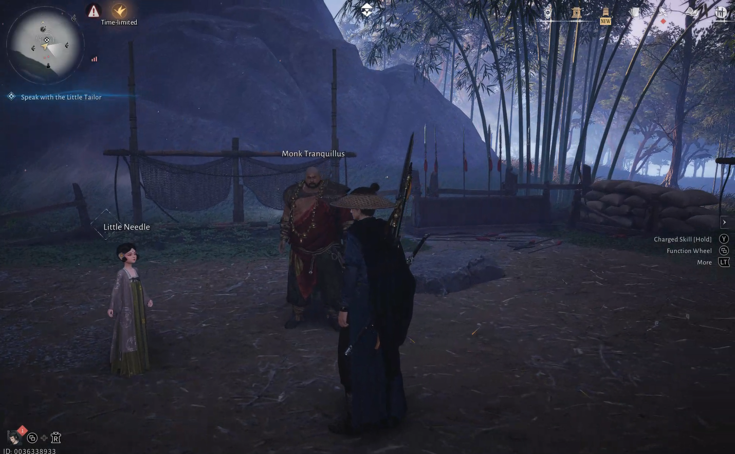 Talking with the girl about the second clue