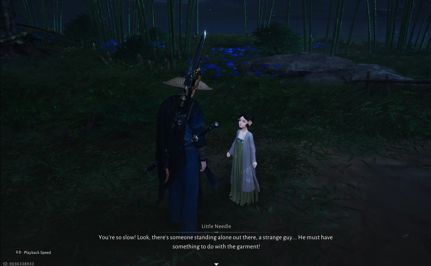 Meeting the girl in the bamboo grove