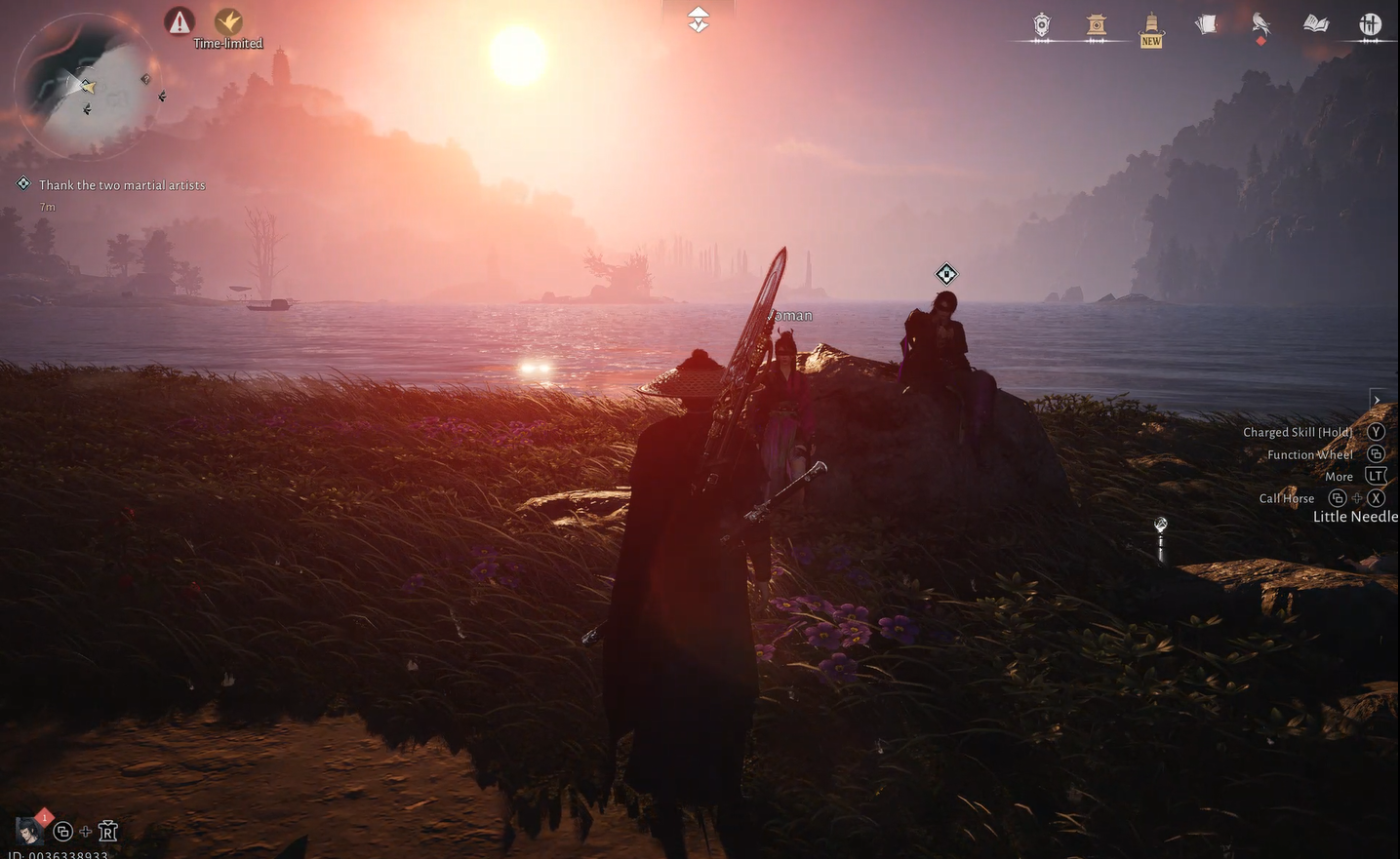 Cutscene where rescuers intervene